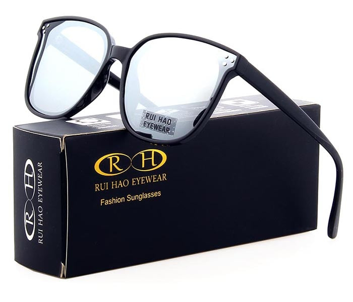 Rui Hao Women's Full Rim Square Polycarbonate Polarized Sunglasses 8036 Sunglasses Rui Hao