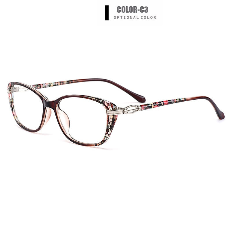 Gmei Women's Eyeglasses Ultra-Light Tr90 Square Full Rim Eyewear M1688 Full Rim Gmei Optical