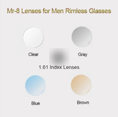 Hotochki 1.61 Index MR-8 Gradient Tint Single Vision Lenses Lenses Hotochki Lenses