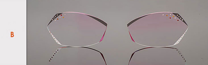 Hotochki 1.67 Index MR-7 Gradient Soft Tint Single Vision Lenses Lenses Hotochki Lenses B Clear