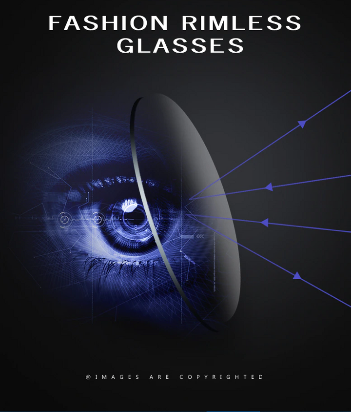 ZIROSAT MR-8 MR-7 Progressive Multifocal 1.67 Index Lenses Color Gradient Purple Tint Lenses Zirosat Lenses