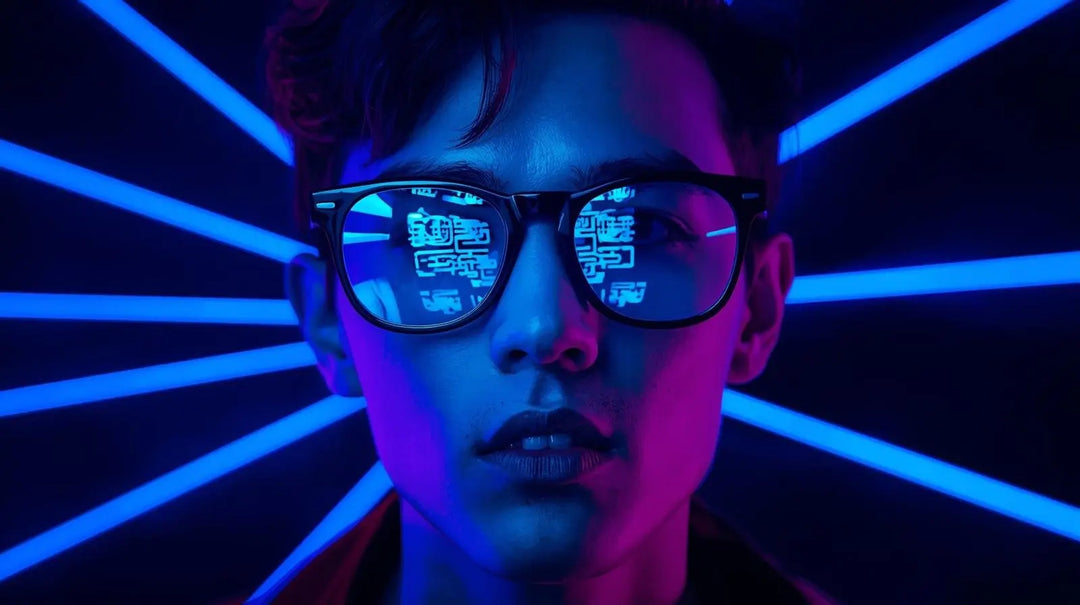 Blue light glasses for screen protection — premium anti-blue light lenses at FuzWeb