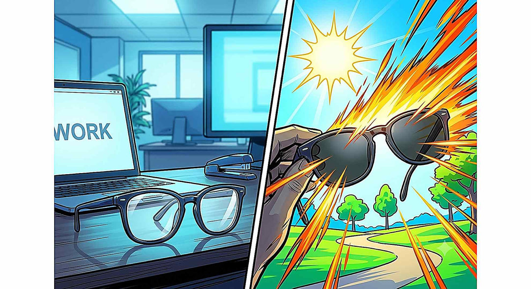Photochromic lenses clear indoors and dark outdoors — FuzWeb photochromic lens guide