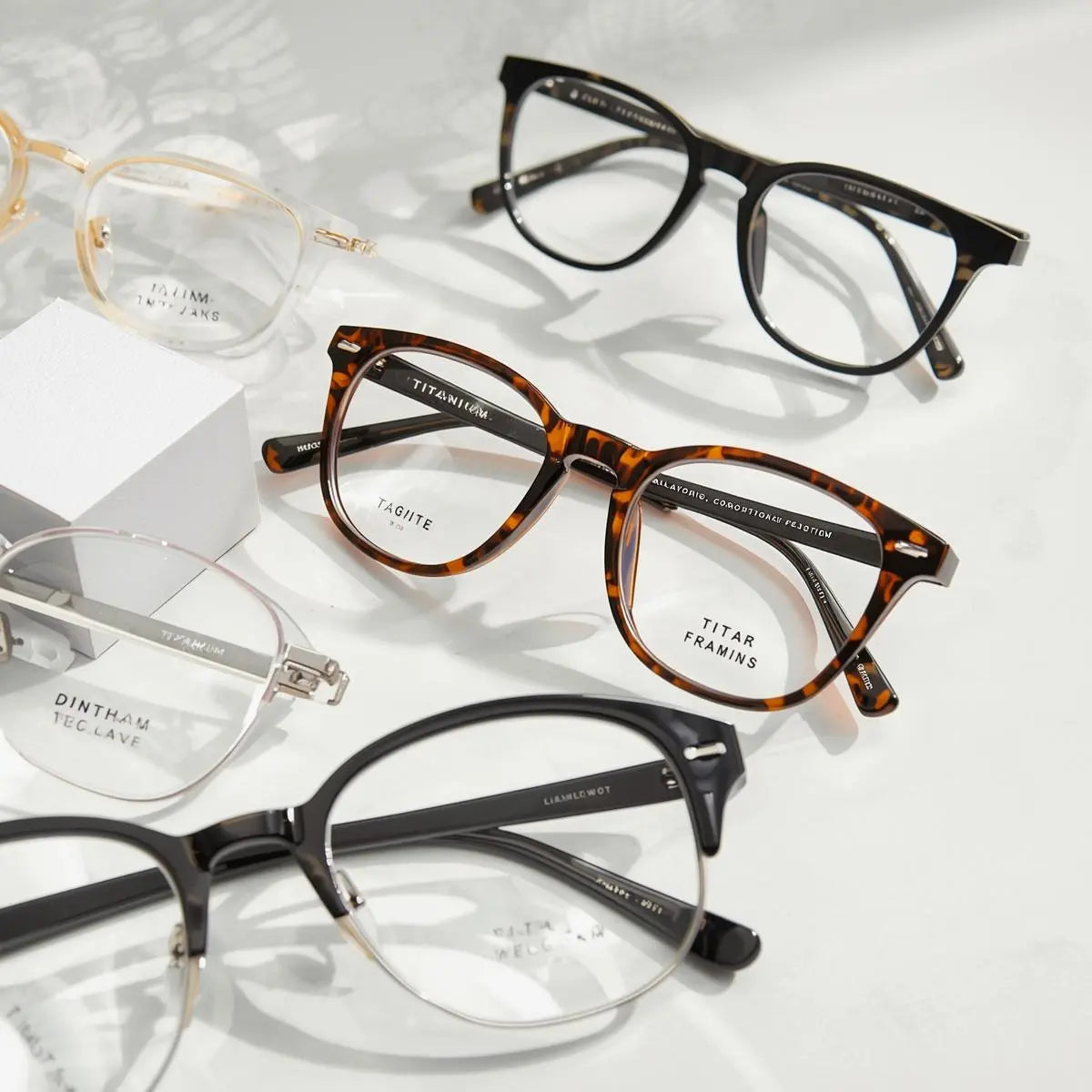 Gmei Optical eyewear collection featuring full-rim semi-rim and rimless frames in titanium TR90 and silicone – fuzweb