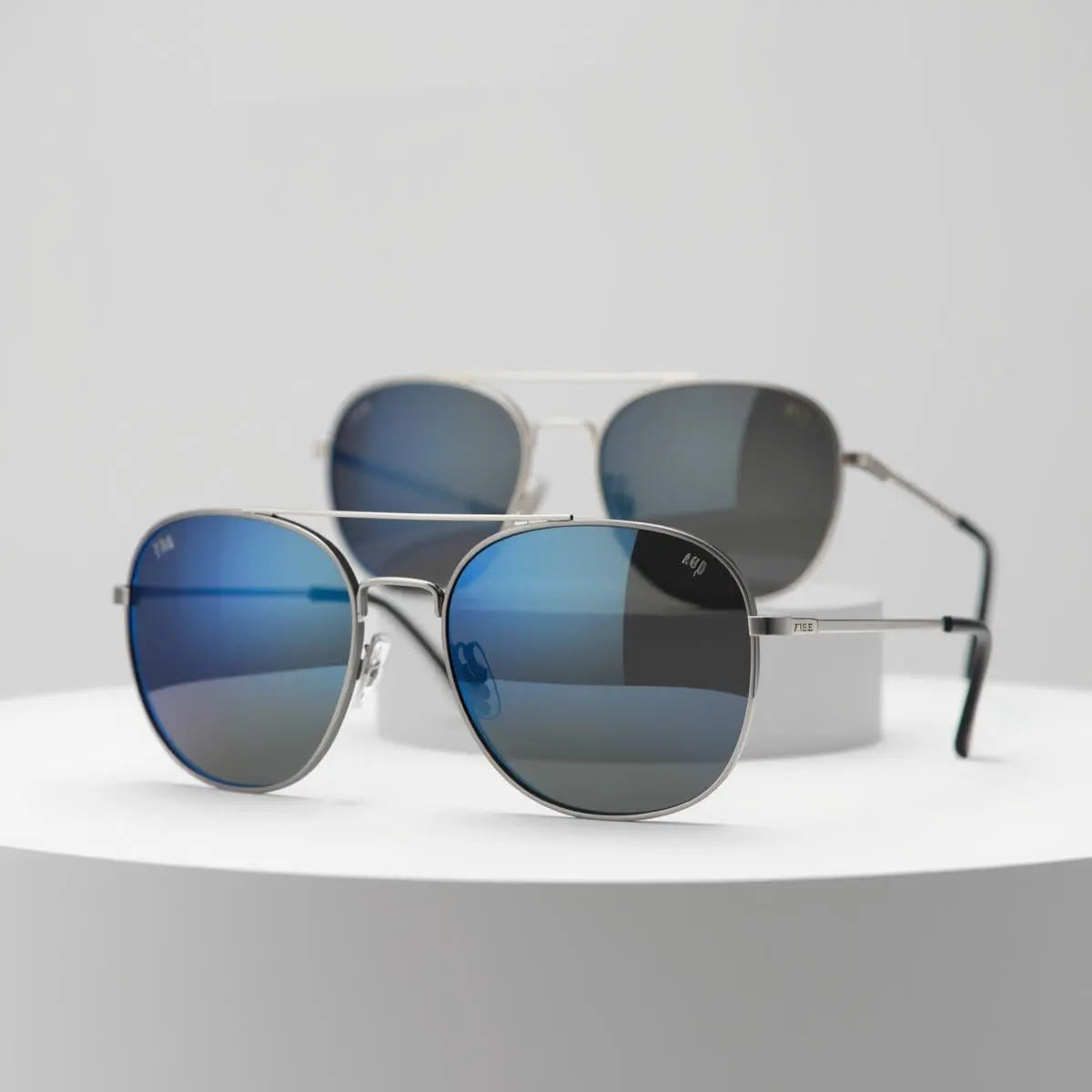 Horn eyewear collection featuring designer frames with natural horn temple detailing titanium construction and polarized lenses – fuzweb