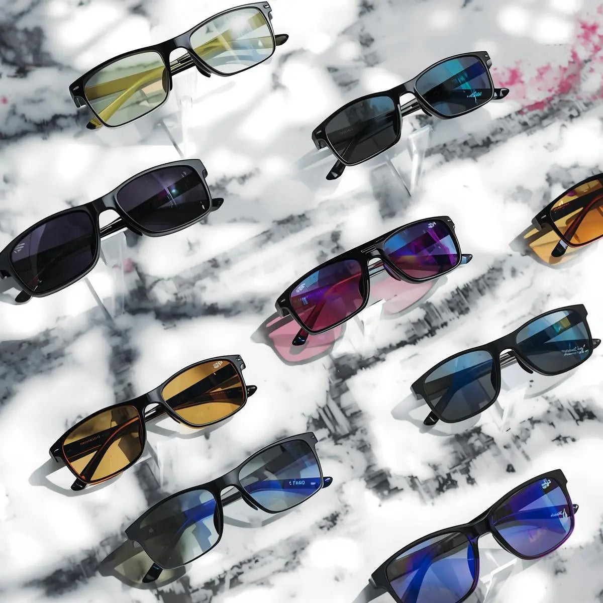 Sport eyewear collection — TR90 acetate aluminum magnesium polarized UV400 full rim and semi rim athletic frames — FuzWeb