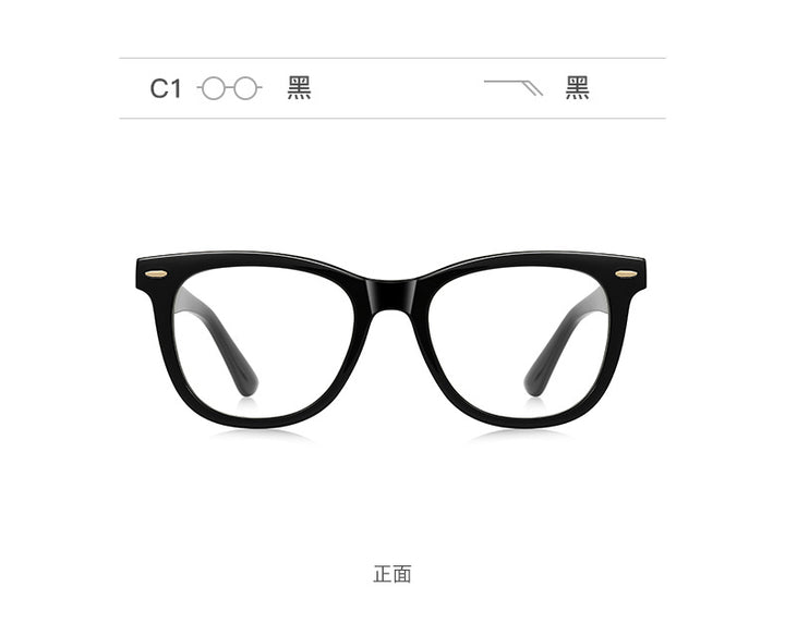 Kansept Unisex Full Rim Square Tr 90 Alloy Reading Glasses 442230.