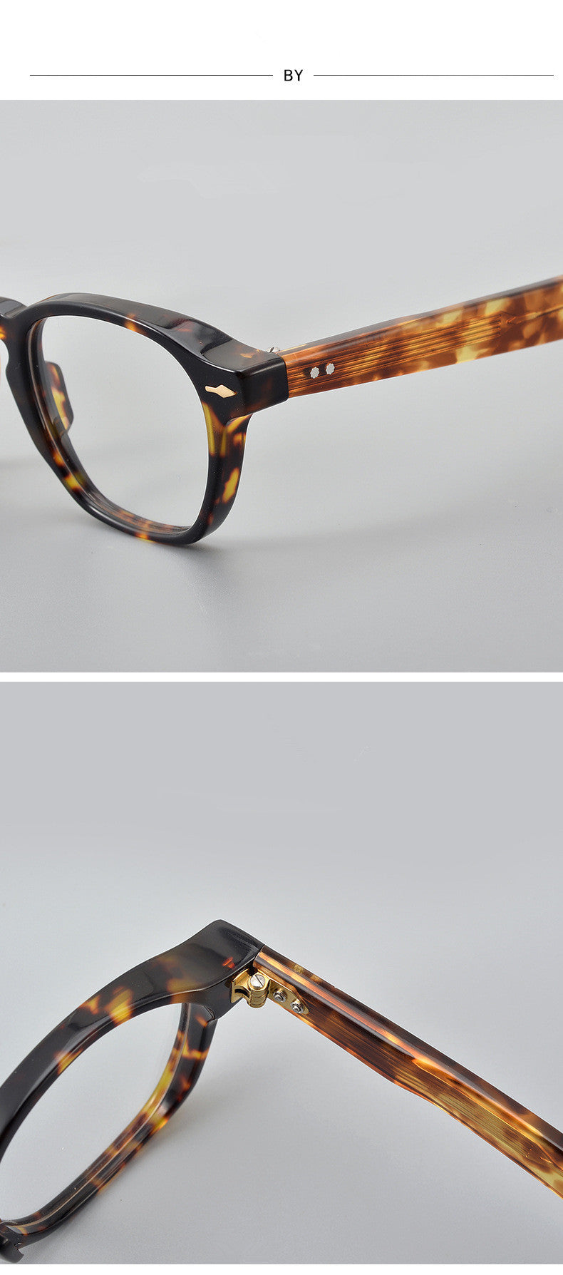 Aimee Unisex Full Rim Oval Round Thick Acetate Eyeglasses 101313 — view 2 | Aimee at FuzWeb