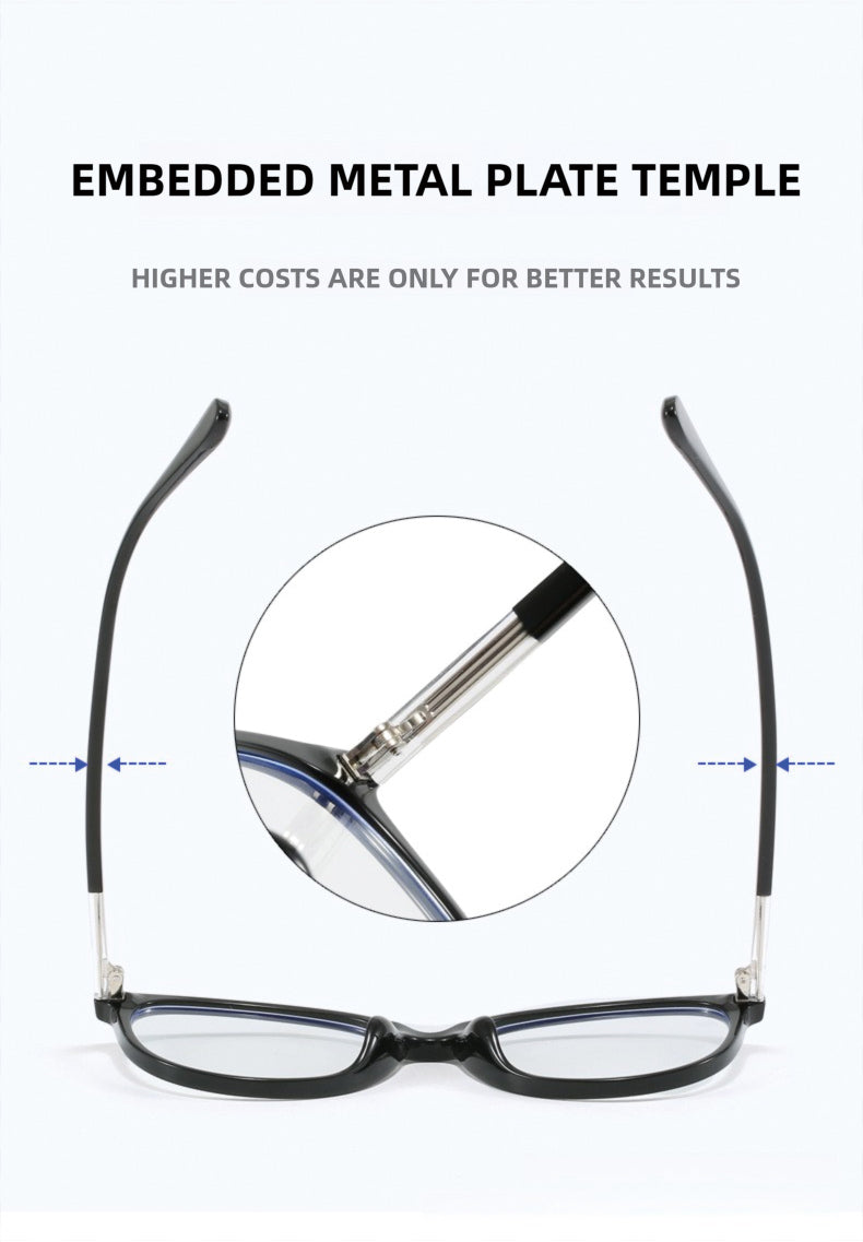 Kansept Womens Full Rim Round Tr 90 Titanium Reading Glasses 80234 — view 1 | Kansept at FuzWeb