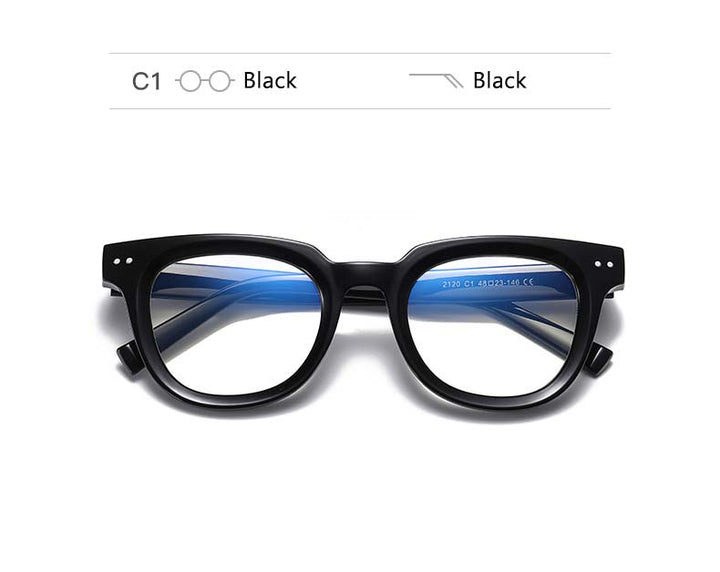 CCSpace Unisex Full Rim Square Tr 90 Titanium Frame Eyeglasses 54560 — view 8 | CCspace at FuzWeb