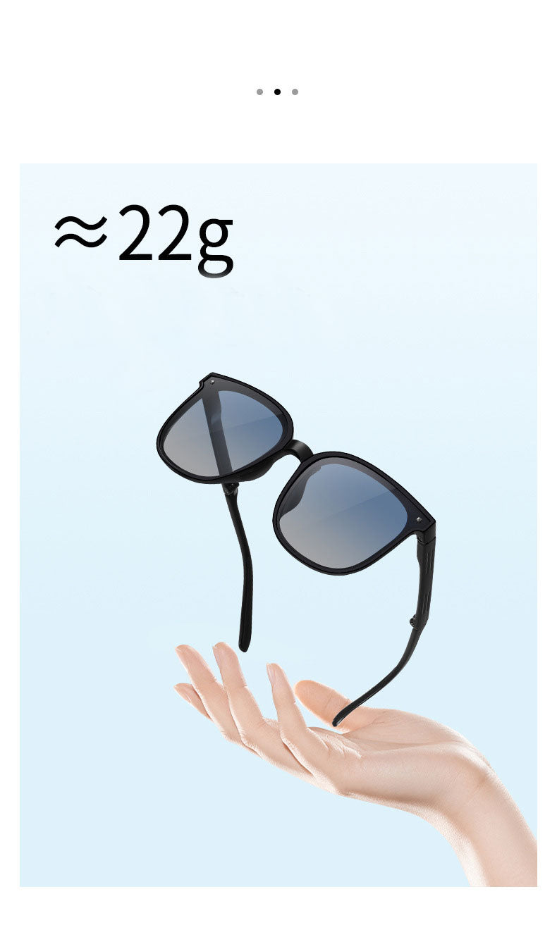 Zirosat Unisex Full Rim Square Alloy Foldable Sunglasses WT7901 — view 1 | Zirosat at FuzWeb