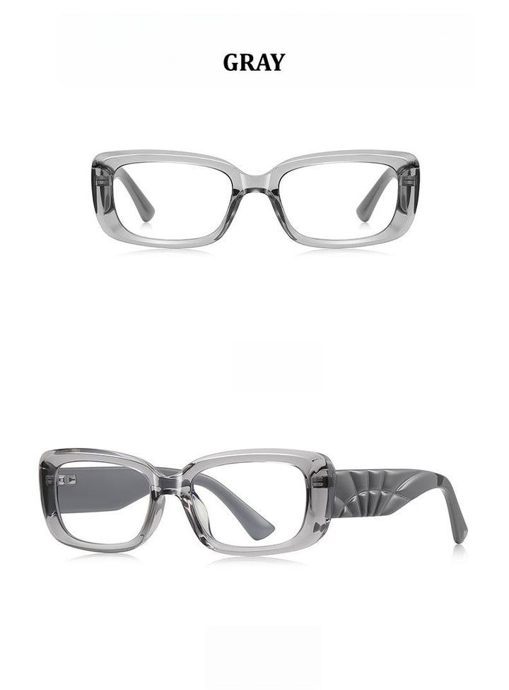 Chashma Ochki Unisex Full Rim Square Tr 90 Titanium Eyeglasses 882251.