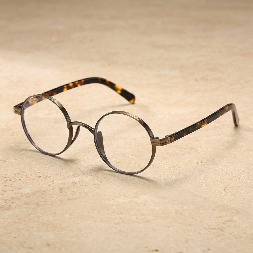 Kansept Women's Full Rim Round TR90 and Alloy Reading Glasses 400235 — view 1 | Kansept at FuzWeb
