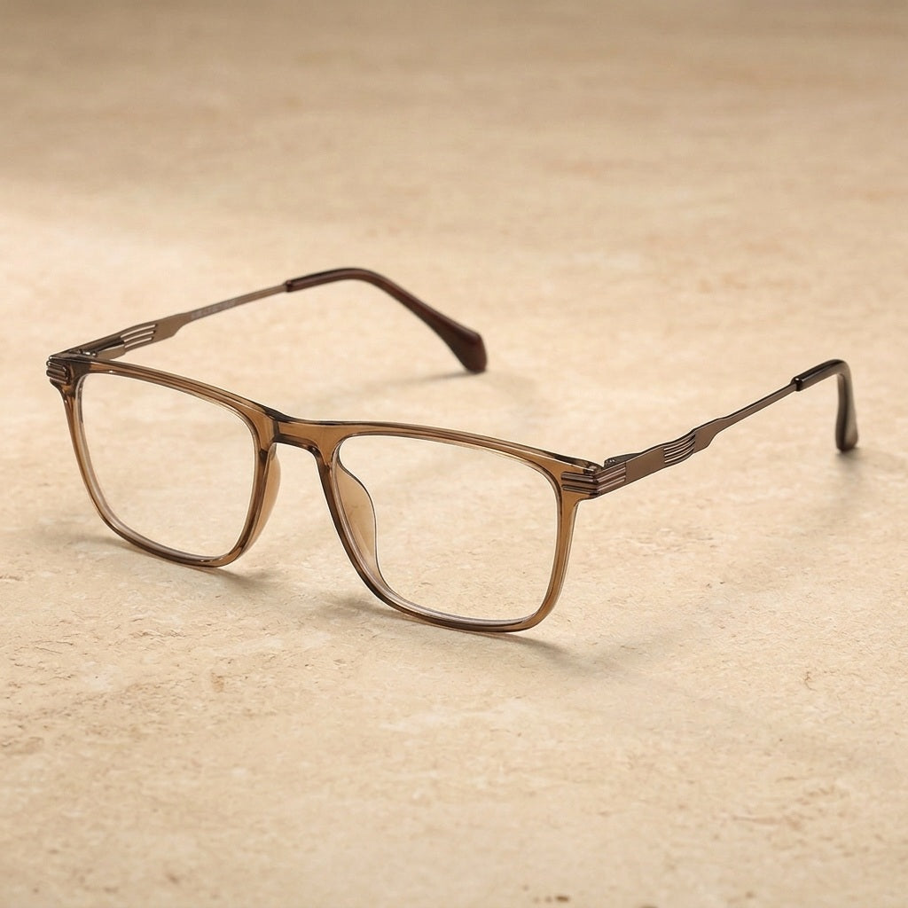 Kansept Men's Full Rim Square TR90 and Titanium Reading Glasses K007 — view 1 | Kansept at FuzWeb