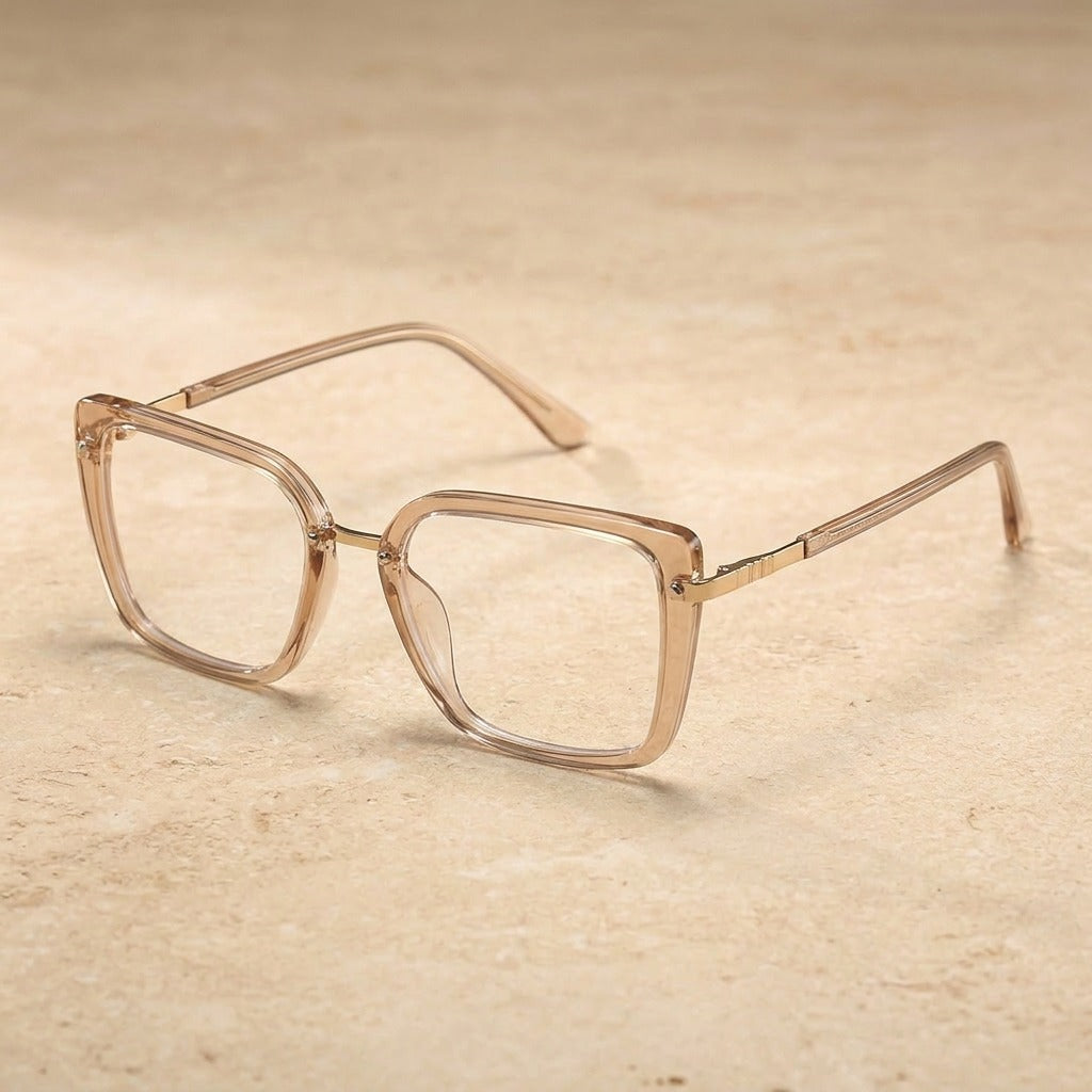 Kansept Women's Full Rim Square Polycarbonate Eyeglasses 2224 — view 1 | Kansept at FuzWeb
