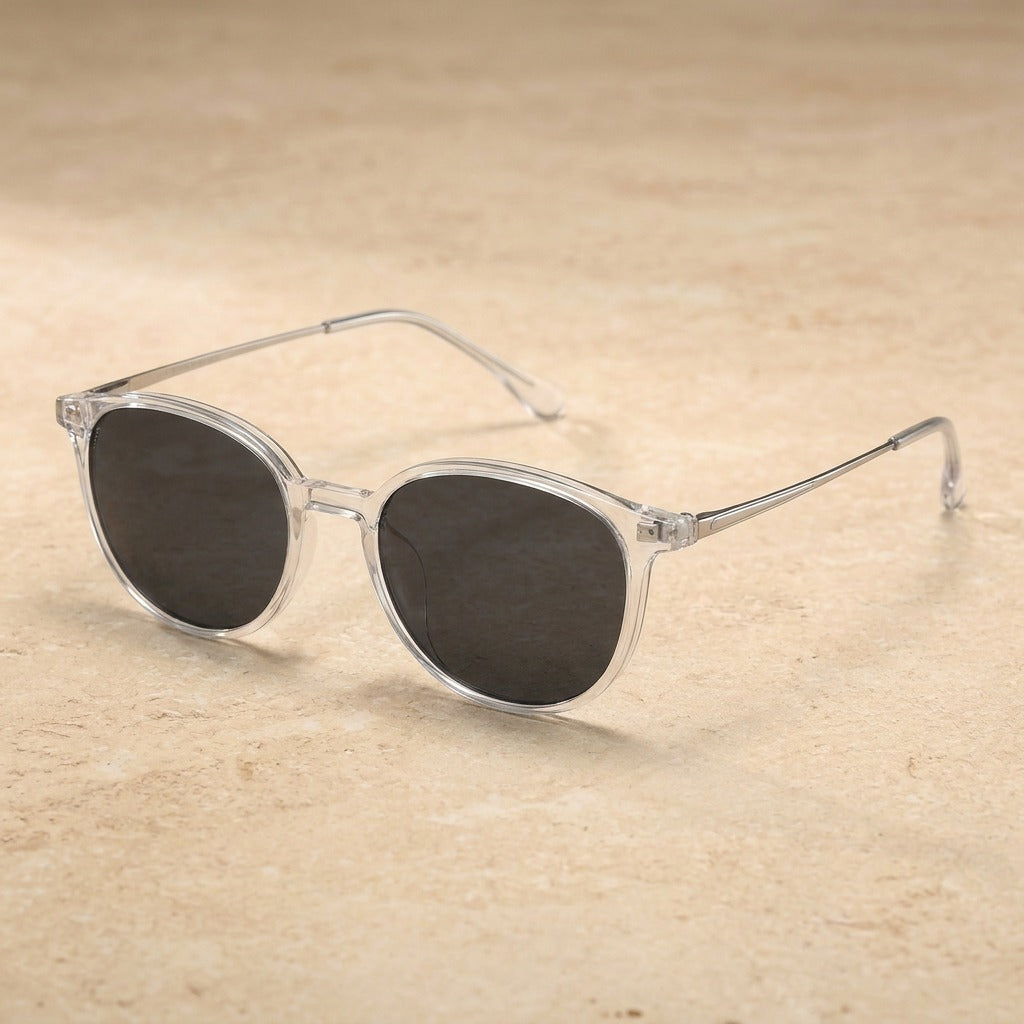 Kansept Unisex Full Rim Round TR90 and Alloy Clip-On Reading Glasses 2240 — view 1 | Kansept at FuzWeb