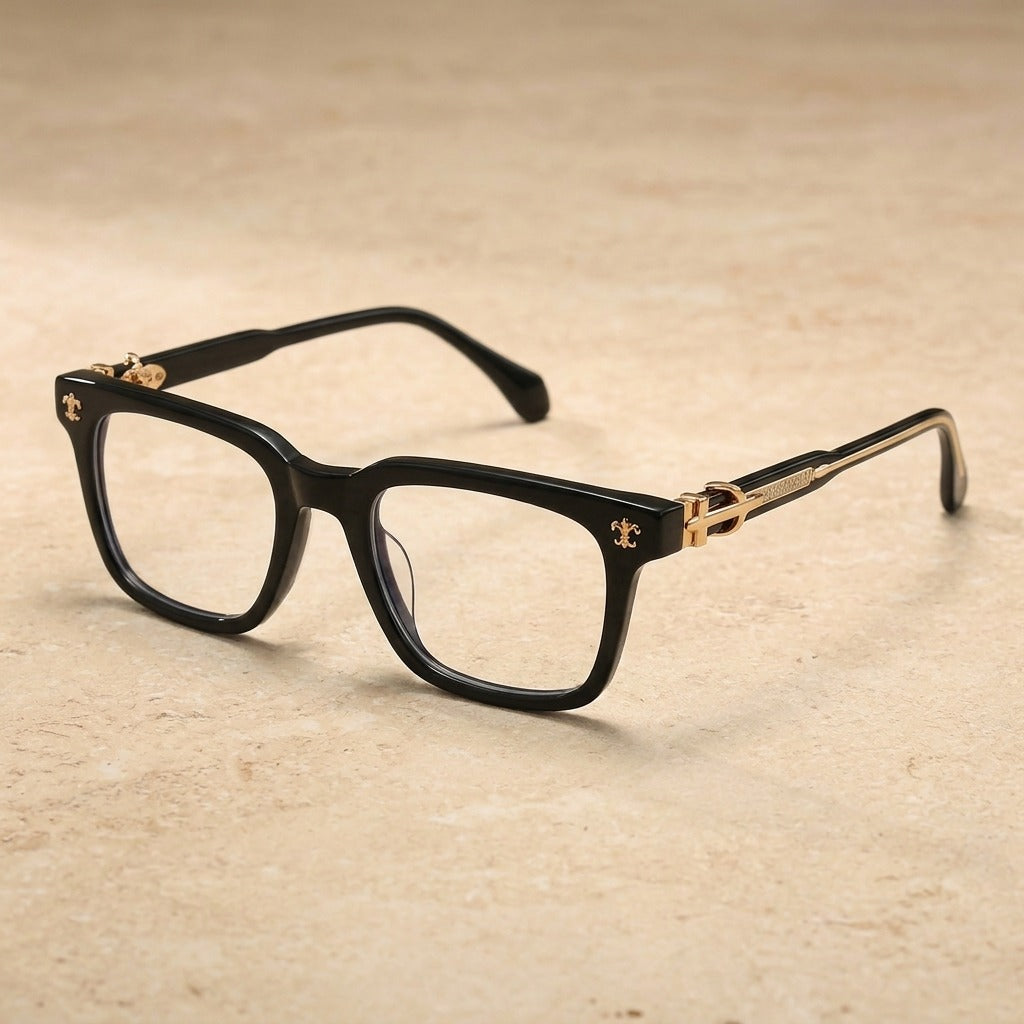 Kansept Unisex Full Rim Square Acetate Reading Glasses 25139 — view 1 | Kansept at FuzWeb