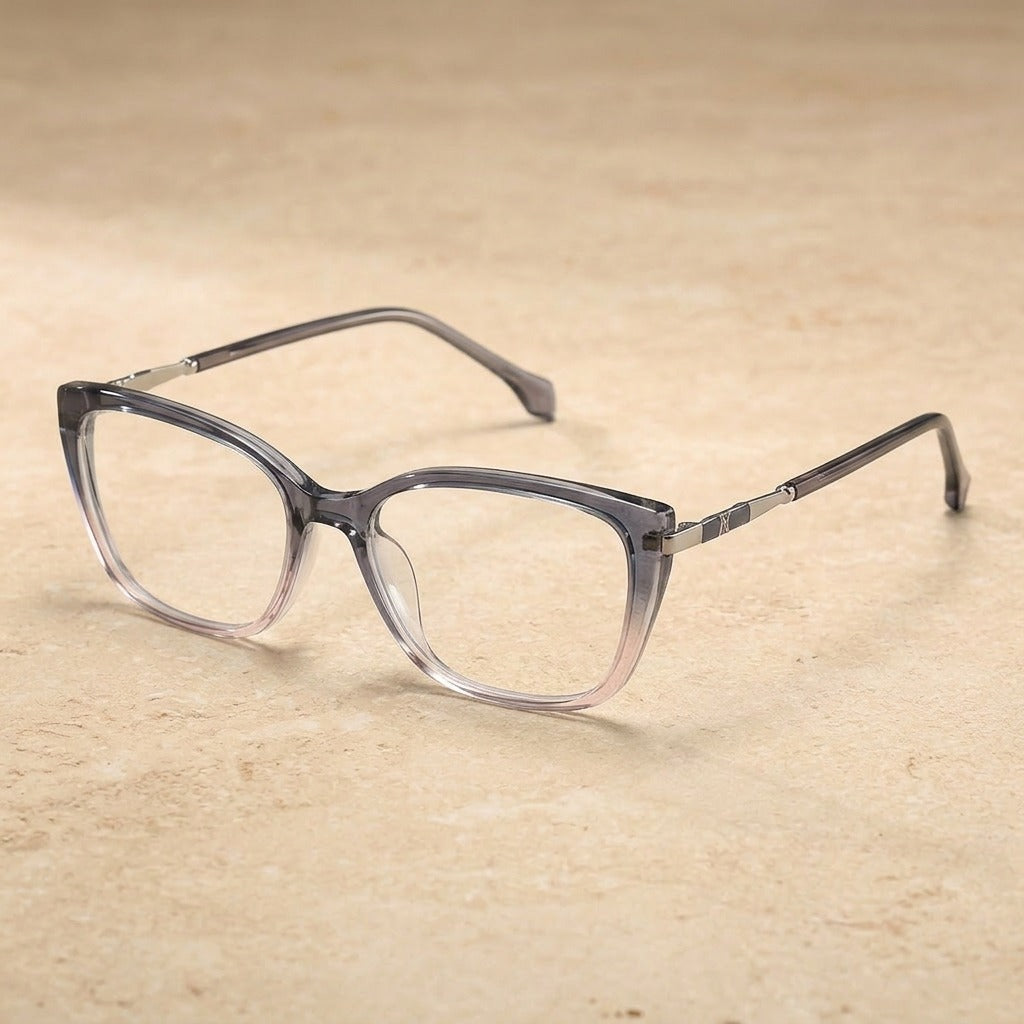 Kansept Women's Full Rim Square Tr 90 Alloy Reading Glasses 27004 27004C6 BLUE PINK