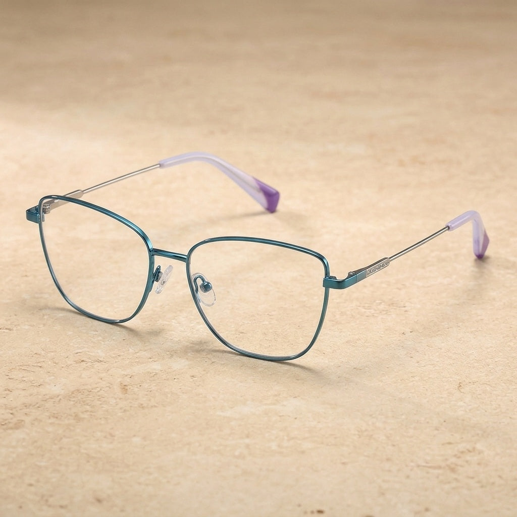 Kansept Women's Full Rim Cat Eye Alloy Reading Glasses 3032 — view 1 | Kansept at FuzWeb