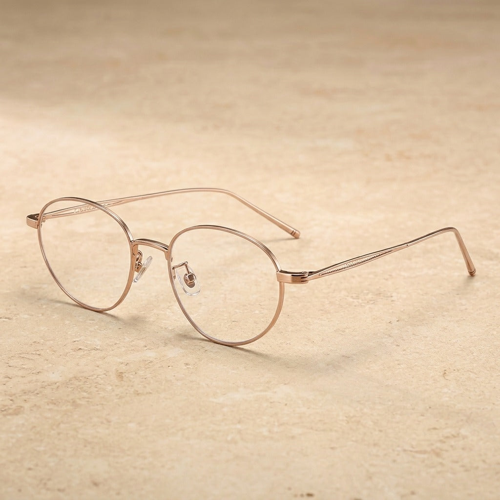 Kansept Unisex Full Rim Oval Titanium Reading Glasses 30886 — view 1 | Kansept at FuzWeb