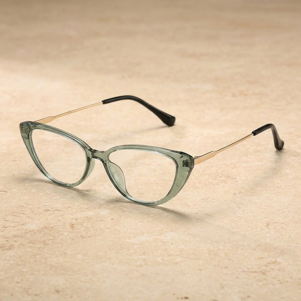Kansept Women's Full Rim Cat Eye TR90 and Titanium Reading Glasses 72383 — view 1 | Kansept at FuzWeb