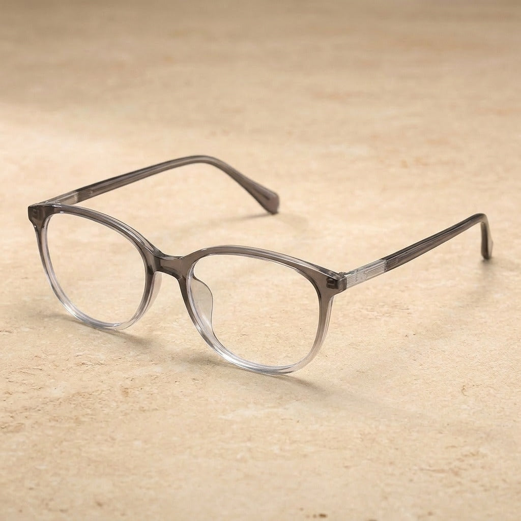 Kansept Women's Full Rim Round TR90 and Titanium Reading Glasses 80234 — view 1 | Kansept at FuzWeb