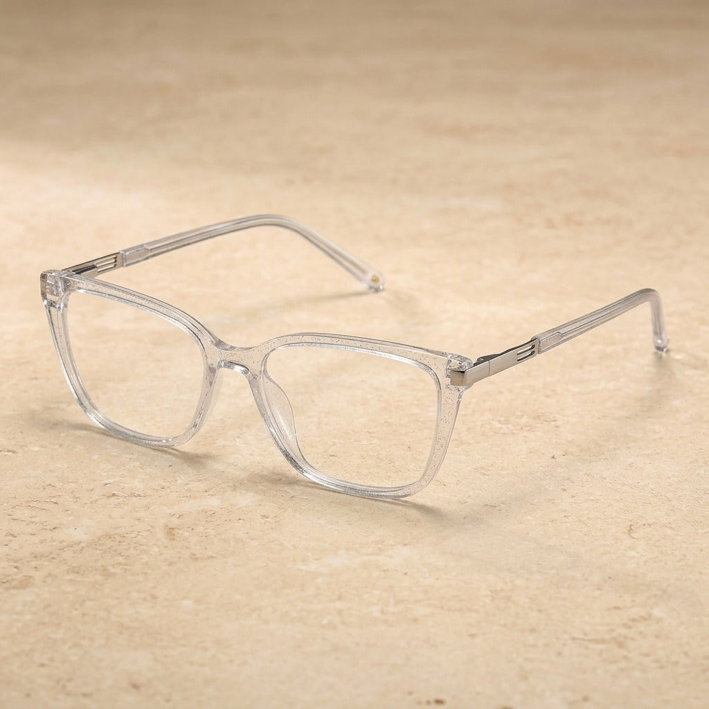 Kansept Women's Full Rim Cat Eye Tr 90 Frames 816270 81627-CRYSTAL