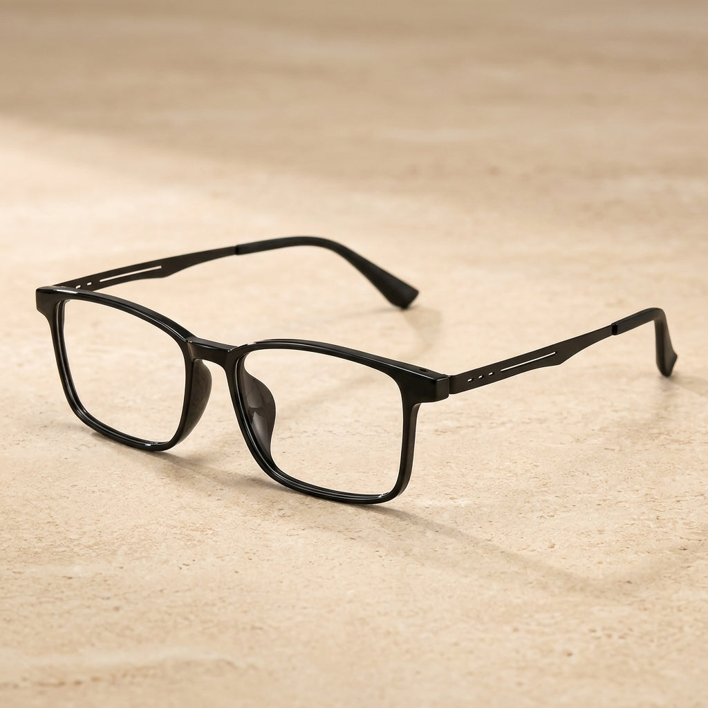 Kansept Unisex Full Rim Square TR90 and Titanium Reading Glasses A1002 — view 1 | Kansept at FuzWeb