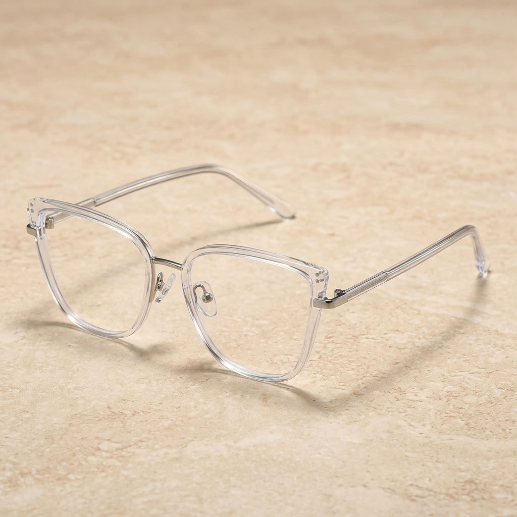 Kansept Women's Full Rim Cat Eye TR90 and Alloy Reading Glasses 59501 — view 1 | Kansept at FuzWeb