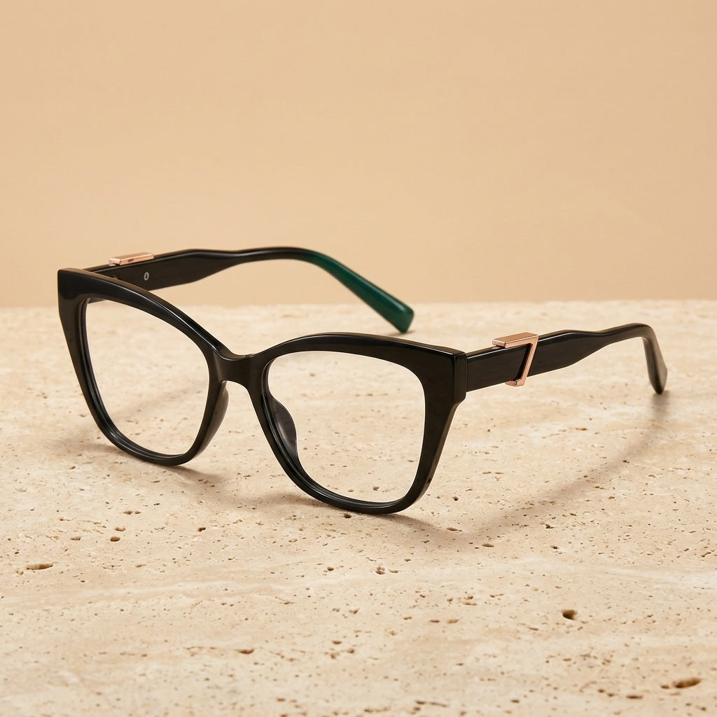 Kansept Women's Full Rim Cat Eye Acetate and TR90 Reading Glasses K909 — view 1 | Kansept at FuzWeb