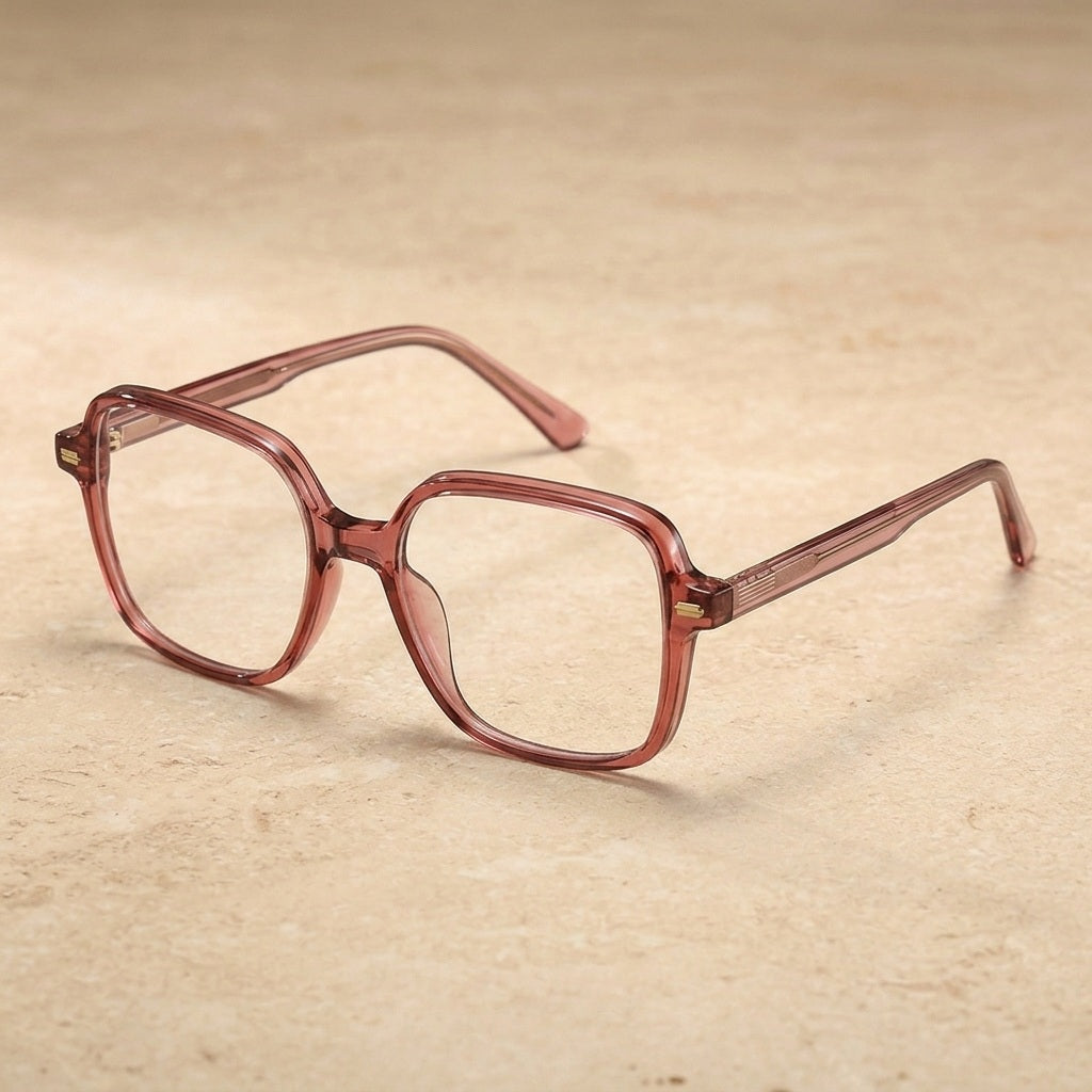 Kansept Women's Full Rim Square TR90 and Acetate Reading Glasses K907 — view 1 | Kansept at FuzWeb