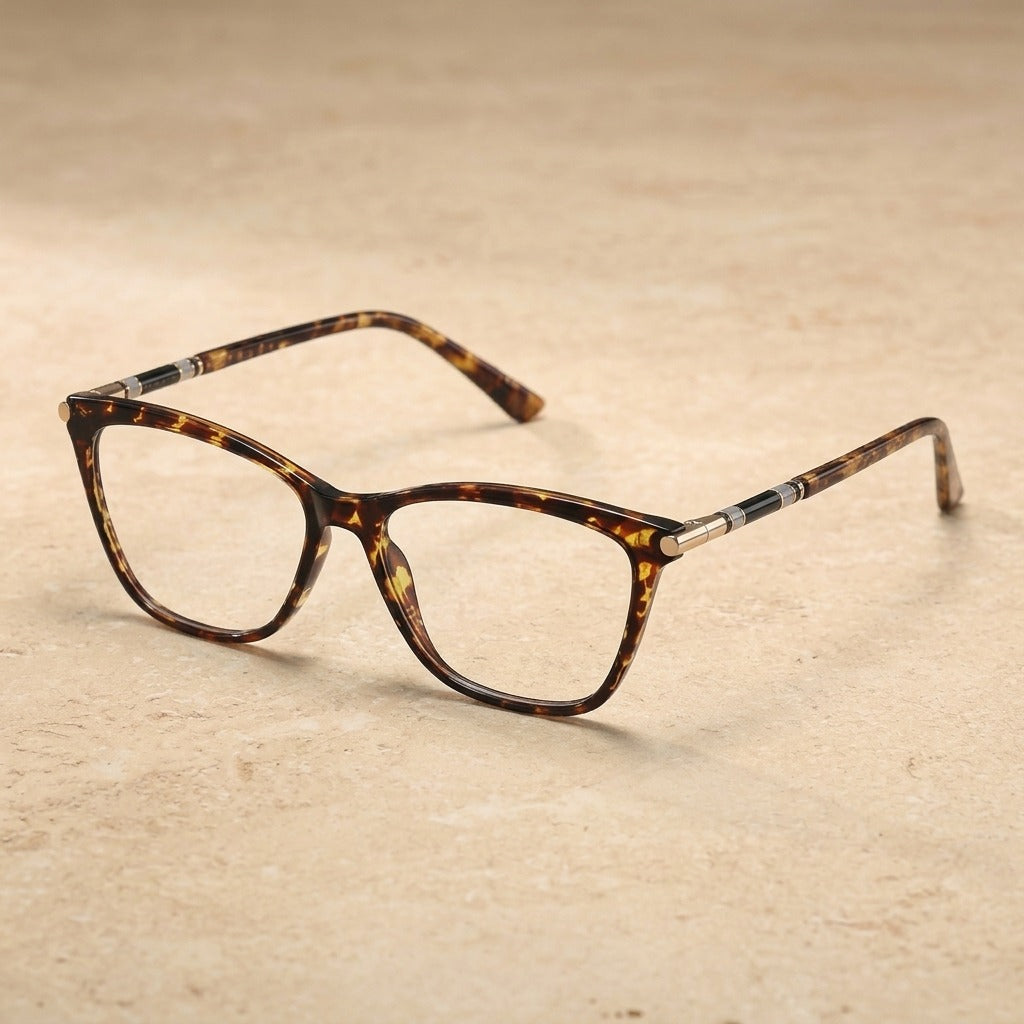 Kansept Unisex Full Rim Butterfly Tr 90 Metal Frames 152110 LS211-DEMI