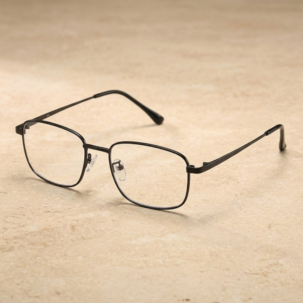 Kansept Women's Full Rim Oval Square Titanium Reading Glasses 88027 — view 1 | Kansept at FuzWeb