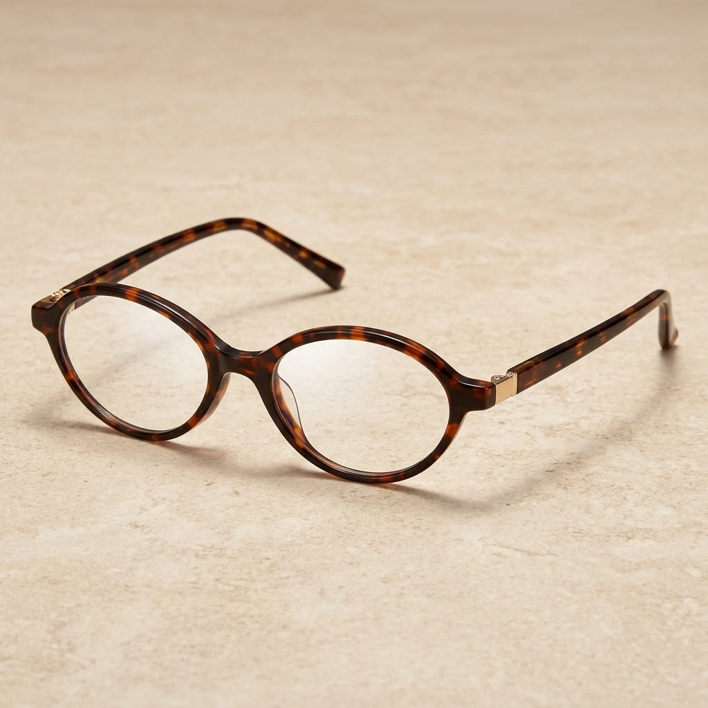 Kansept Women's Full Rim Oval Acetate Reading Glasses 75691 — view 1 | Kansept at FuzWeb