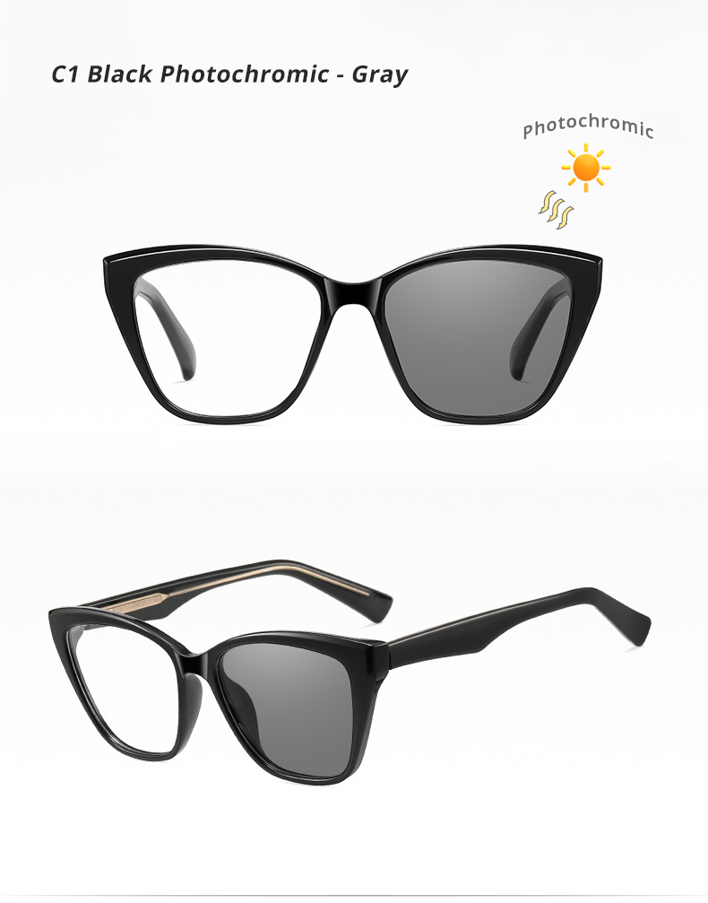Ralferty Womens Full Rim Cat Eye Tr 90 Alloy Photochromic Eyeglasses 381731 — view 2 | Ralferty at FuzWeb