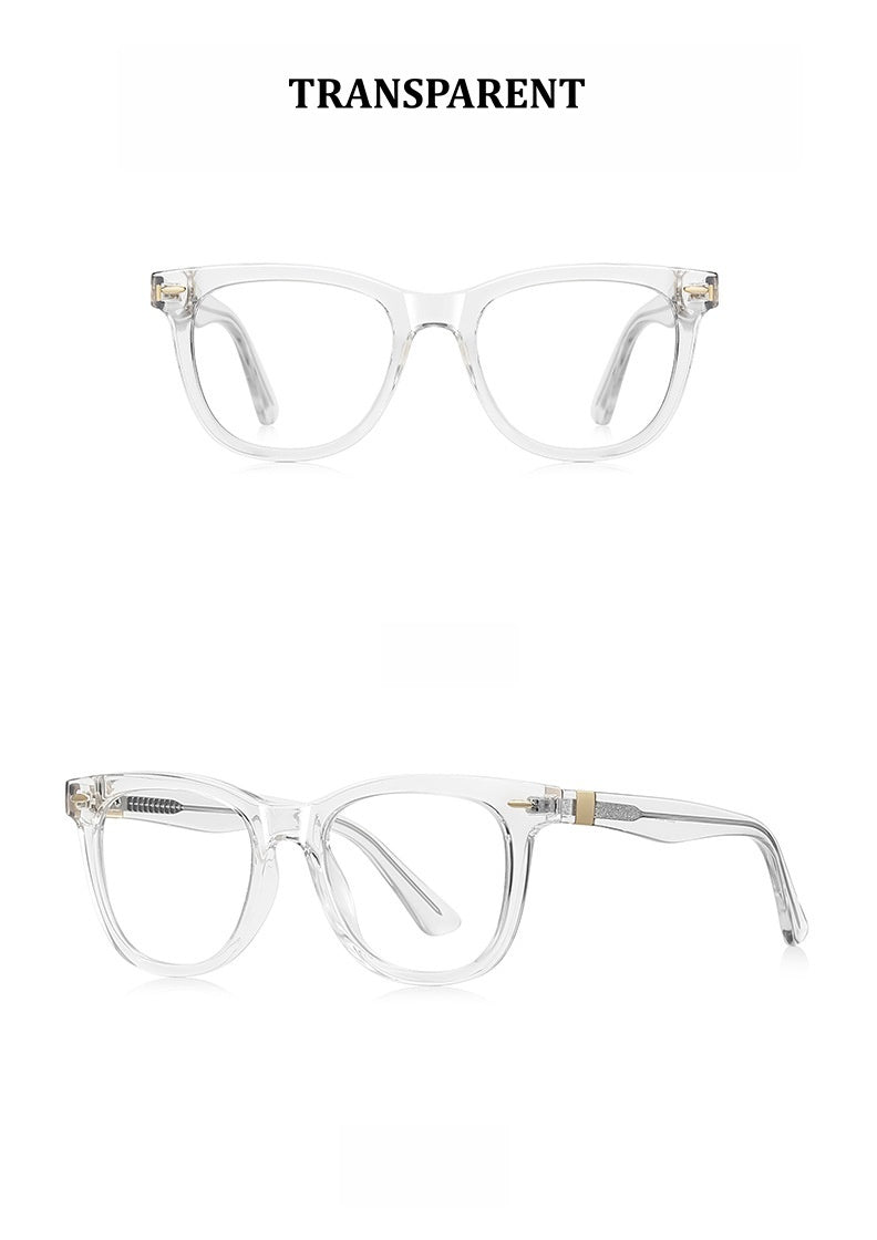 Chashma Ochki Unisex Full Rim Square Tr 90 Titanium Eyeglasses 882230.