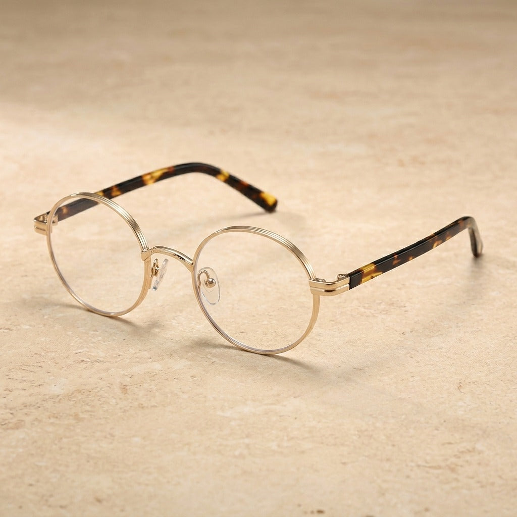 Kansept Women's Full Rim Round TR90 and Alloy Reading Glasses 400235 — view 2 | Kansept at FuzWeb