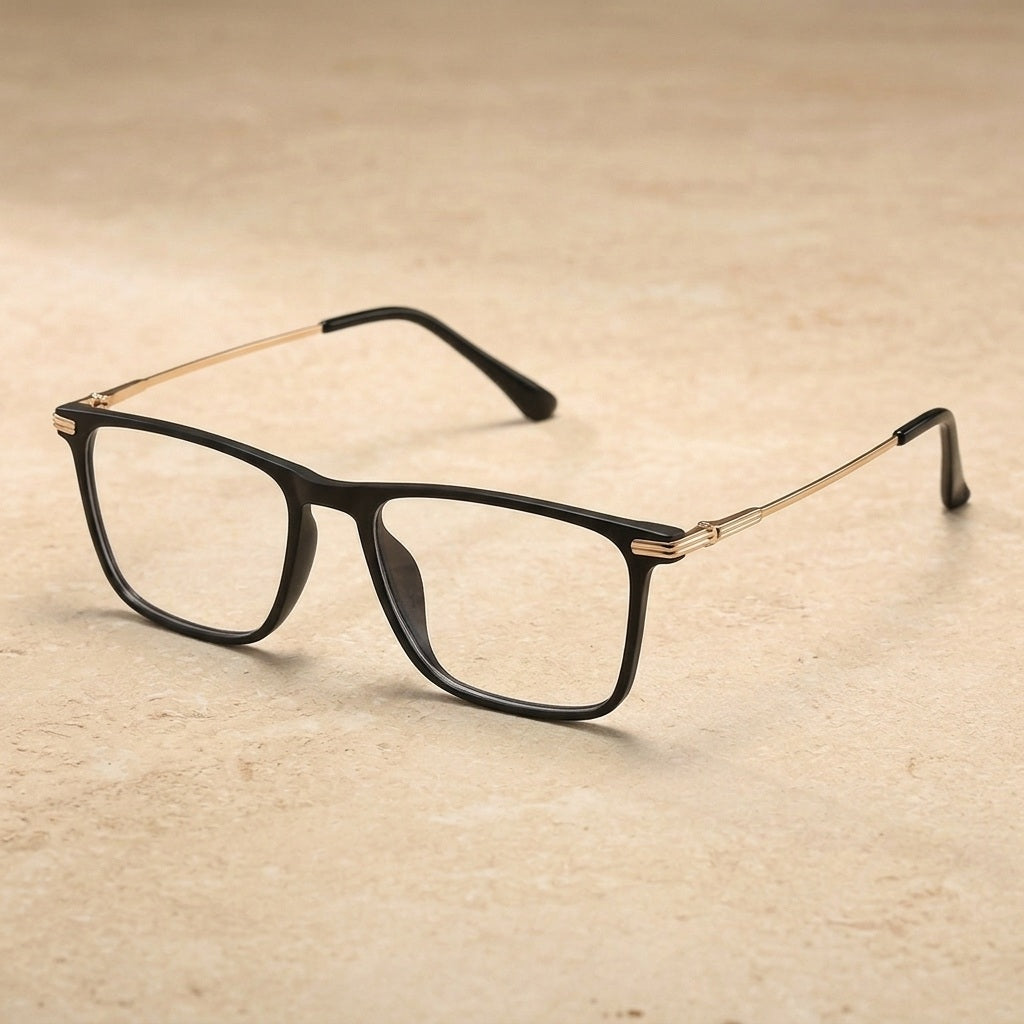 Kansept Men's Full Rim Square TR90 and Titanium Reading Glasses K007 — view 2 | Kansept at FuzWeb