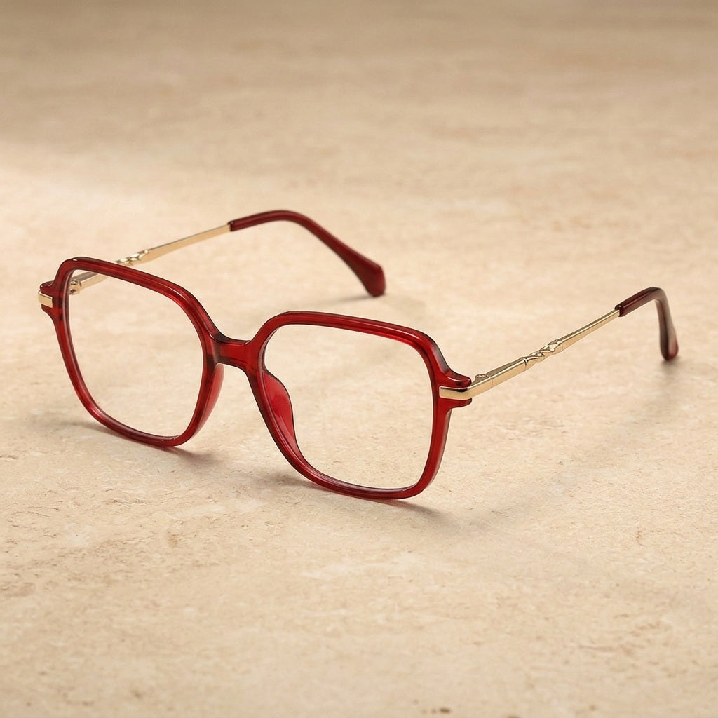 Kansept Women's Full Rim Square TR90 and Alloy Reading Glasses 2211 — view 2 | Kansept at FuzWeb