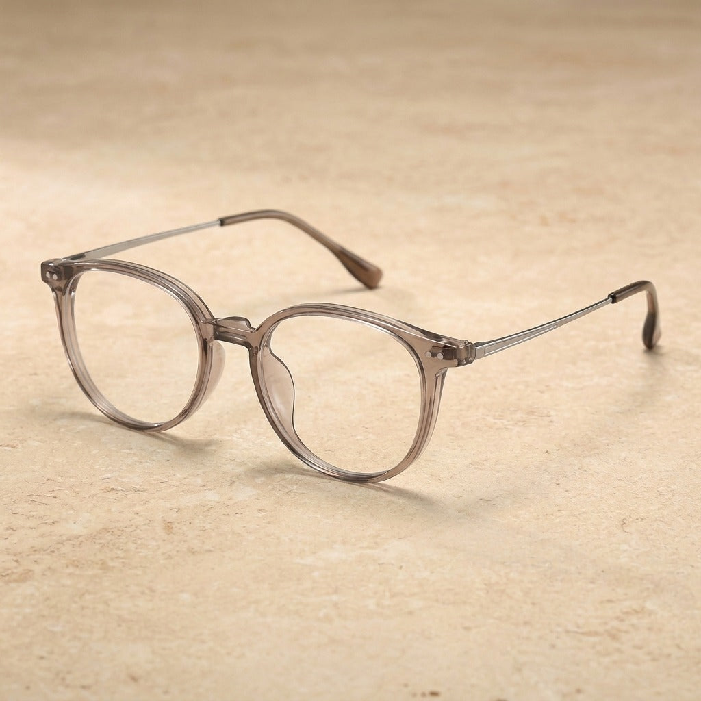 Kansept Unisex Full Rim Round TR90 and Alloy Clip-On Reading Glasses 2240 — view 2 | Kansept at FuzWeb