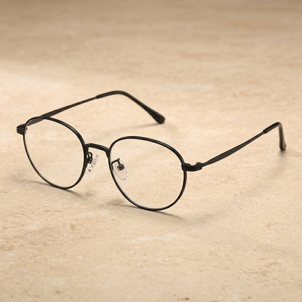 Kansept Unisex Full Rim Oval Titanium Reading Glasses 30886 — view 2 | Kansept at FuzWeb