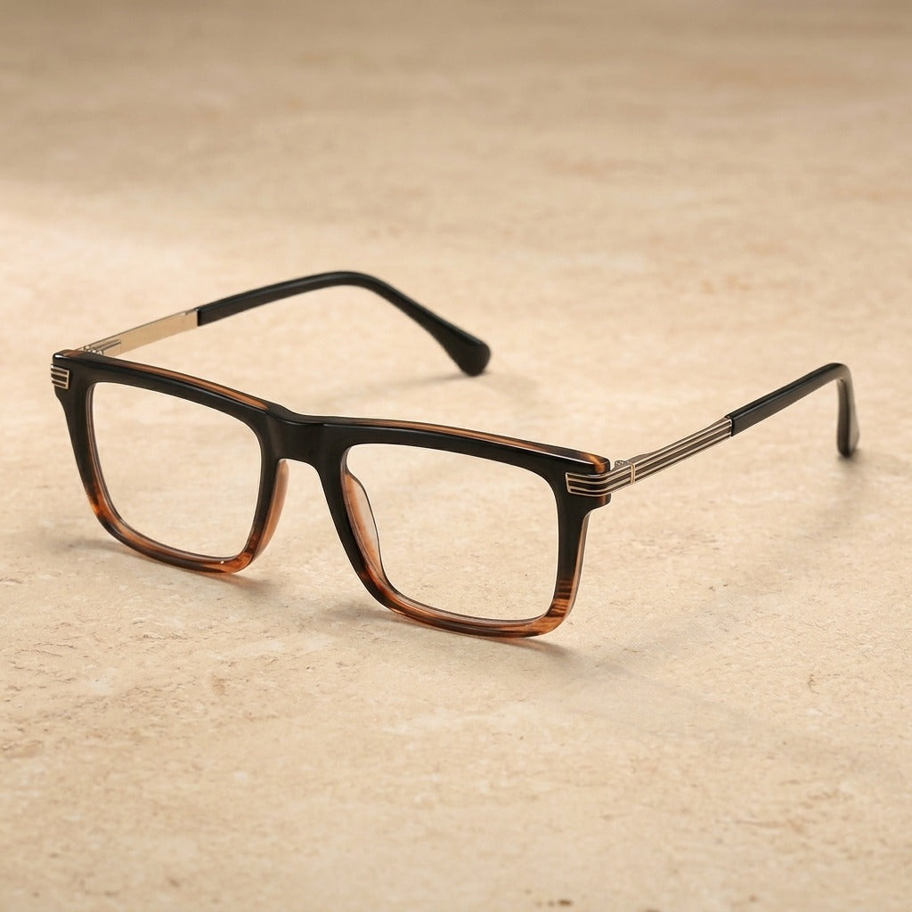 Kansept Women's Full Rim Square Tr 90 Alloy Reading Glasses 600234 60023C2 TEA