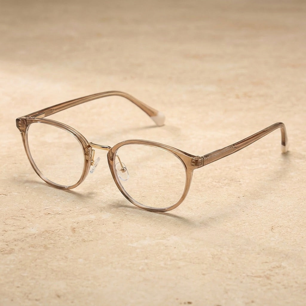 Kansept Women's Full Rim Round TR90 and Titanium Reading Glasses 80234 — view 2 | Kansept at FuzWeb