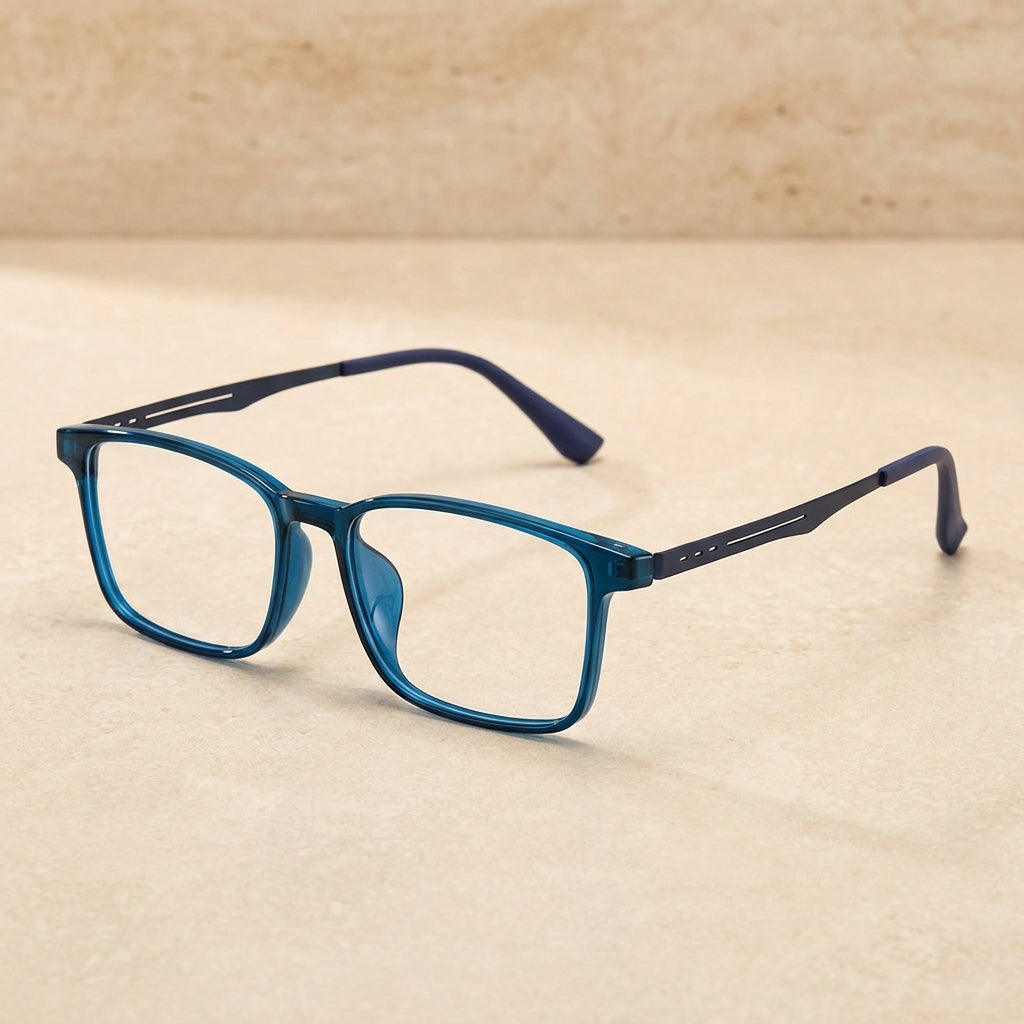 Kansept Unisex Full Rim Square TR90 and Titanium Reading Glasses A1002 — view 2 | Kansept at FuzWeb