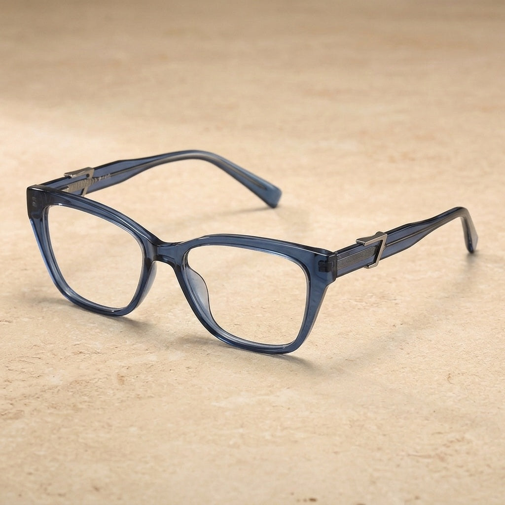 Kansept Women's Full Rim Square Cat Eye Acetate Reading Glasses 2909 — view 2 | Kansept at FuzWeb