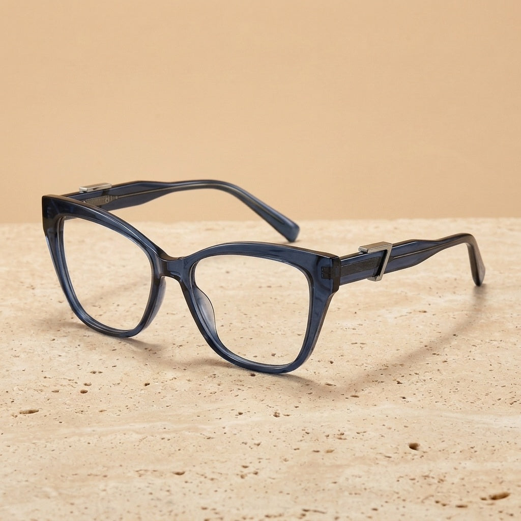 Kansept Women's Full Rim Cat Eye Acetate and TR90 Reading Glasses K909 — view 2 | Kansept at FuzWeb