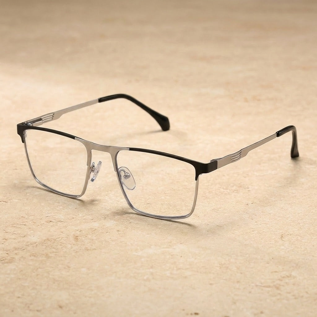 Kansept Unisex Full Rim Square Alloy Reading Glasses 60625 — view 2 | Kansept at FuzWeb