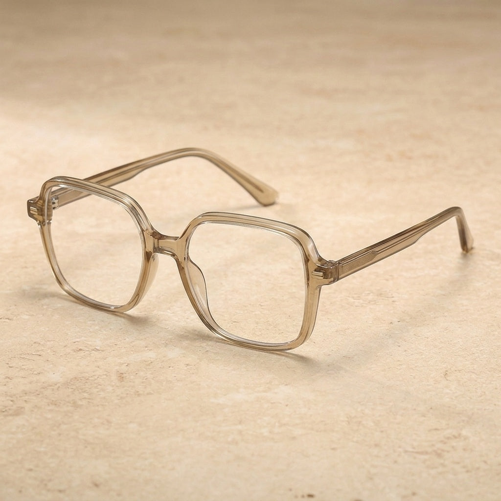 Kansept Women's Full Rim Square TR90 and Acetate Reading Glasses K907 — view 2 | Kansept at FuzWeb