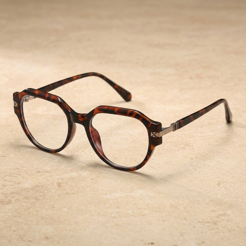 Kansept Unisex Full Rim Oval Tr 90 Frames 052520 LS252-DEMI