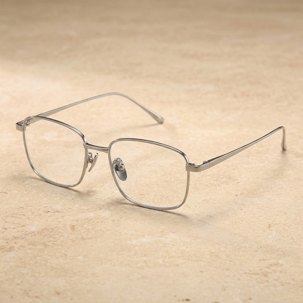 Kansept Women's Full Rim Oval Square Titanium Reading Glasses 88027 — view 2 | Kansept at FuzWeb